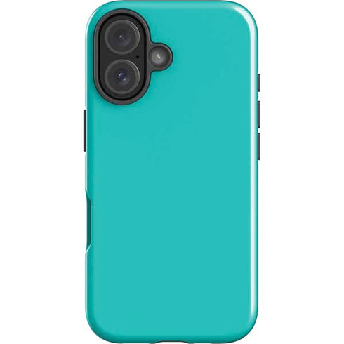 Aqua Blue iPhone 16 Plus Impact Case